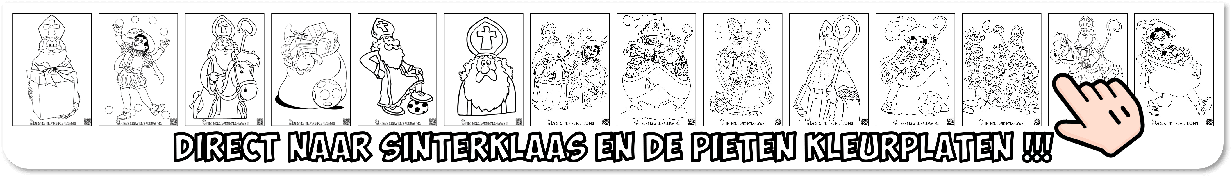 Sinterklaas kleurplaat